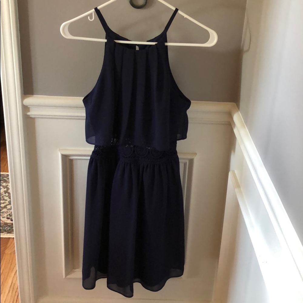 Navy blue dress